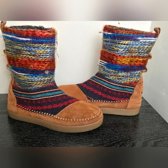 Toms Shoes - Women's Tom's Nepal Yarn Woven Pull On Boot, Side 6